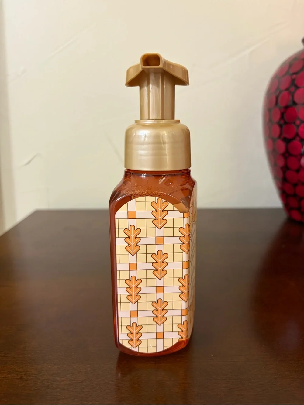 Bath & Body Works Sweet Cinnamon Pumpkin Foaming Hand Soap & 3 Wick Candle Set